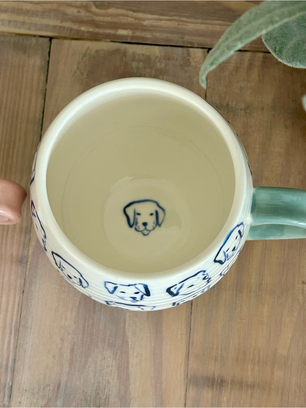 Anthropologie (Leah Goren) Dog & Cat Motif Stoneware Mug Set 🐾 🆕 - Picture 5 of 11